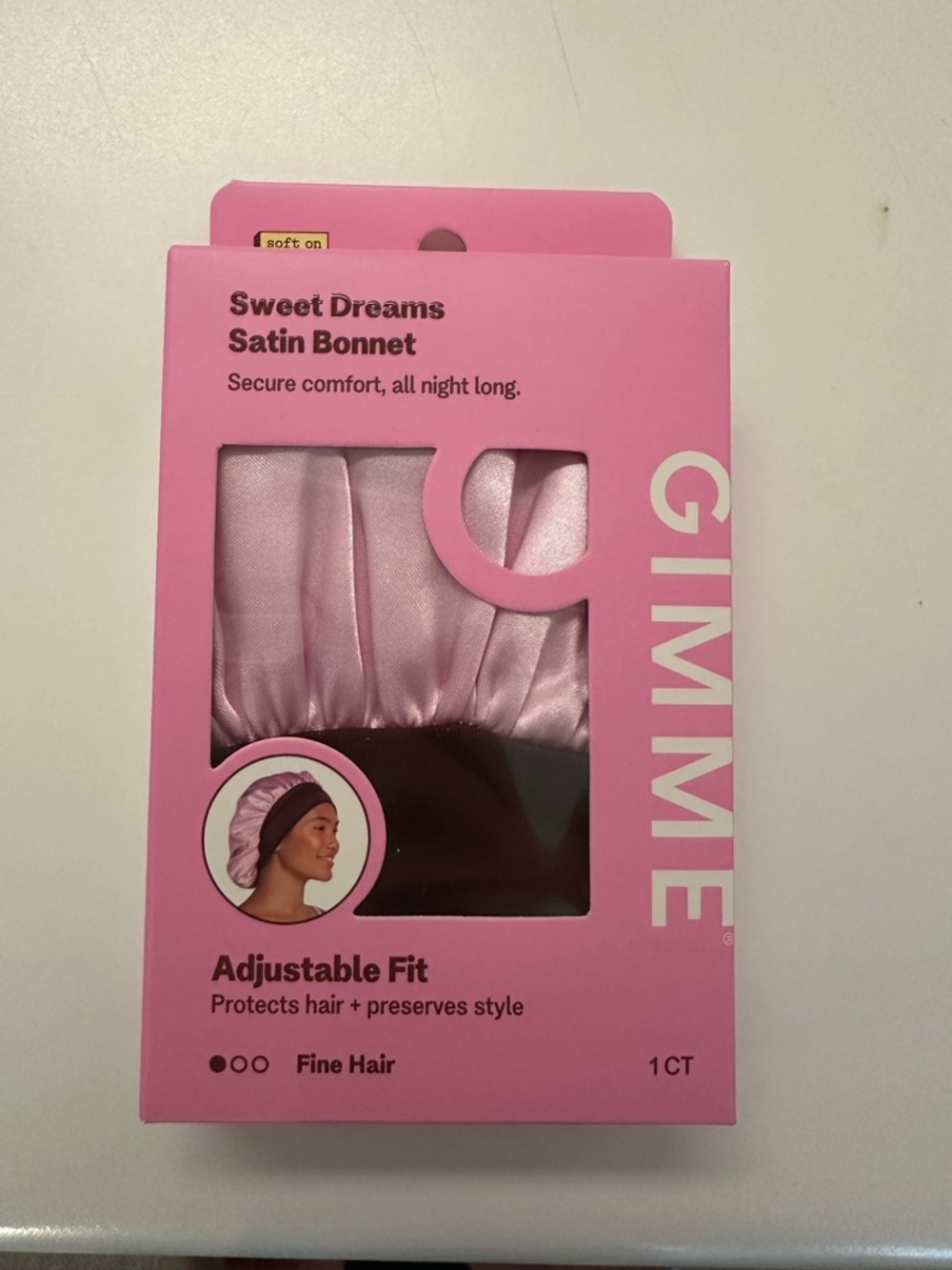 Brand new GIMME Satin Bonnet - Sweet Dreams - Pink